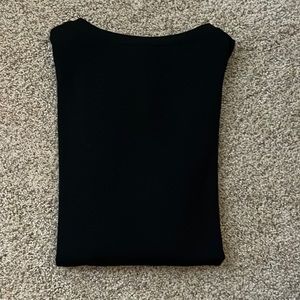 Aerie Black Low Back Long Sleeve Shirt - Size Small